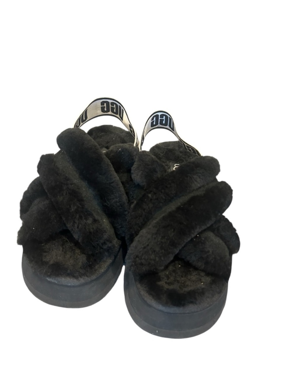 UGG Disco Cross Sandal with Logo Slingback - Picture 3 of 9